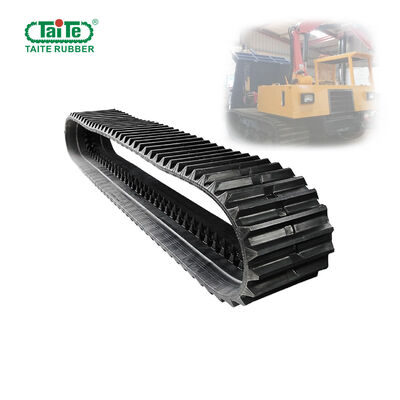 Dobra cena. Niestandardowe gąsienice gumowe wywrotek 700X100X80 Certyfikat ISO9001: 2015 o dużej sile pociągowej dla nośnika Hitachi CG 45 w Internecie