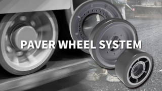 Koła nośne, koła napędowe i koła prowadzące do rozściełacza asfaltu